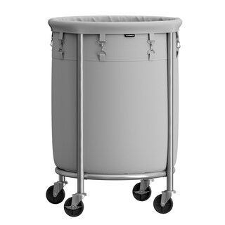 Foto 1 | Foto 1 | Cesta De Ropa Songmics 110l Con Ruedas Gris Y Plata - Venta Internacional.