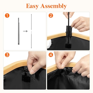 Foto 6 | Foto 6 | Cesto De Ropa Lifewit De 75 Litros Con Tapa Y Bolsa Extraíble Color Negro - Venta Internacional.