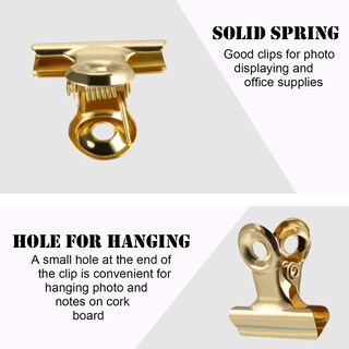 Foto 5 | Foto 5 | Clips Metálicos, Clips Con Bisagra Para Fotos, Mapas Y Dibujos (100 Unidades) - Venta Internacional.