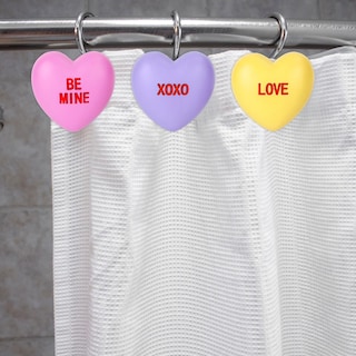 Foto 5 | Foto 5 | Ganchos Para Cortinas De Ducha Con Forma De Corazón Para El Día De San Valentín - Venta Internacional.