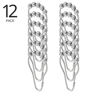 Foto 2 | Foto 2 | Anillas De Cortina De Ducha Mdesign Acero Metal 12 Anillas Plateadas - Venta Internacional.