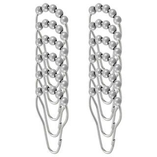 Foto 7 | Foto 7 | Anillas De Cortina De Ducha Mdesign Acero Metal 12 Anillas Plateadas - Venta Internacional.