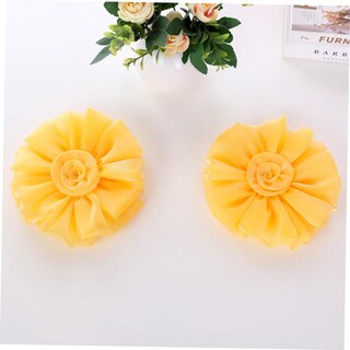 Foto 2 | Foto 2 | Soportes Para Cortinas Stobaza Diseño De Girasoles Amarillos 18 Cm - Venta Internacional.