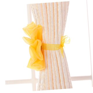 Foto 3 | Foto 3 | Soportes Para Cortinas Stobaza Diseño De Girasoles Amarillos 18 Cm - Venta Internacional.