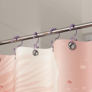 Foto 7 | Foto 7 | Juego De 12 Ganchos Para Cortinas De Ducha Titanker De Metal Resistente A La Corrosión - Venta Internacional.