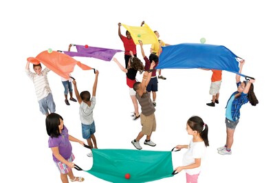Foto 1 | Foto 1 | Set De Paracaídas Sportime Para 2 Personas, 6 Unidades, Con Nailon De 33 X 50 Pulgadas - Venta Internacional.