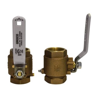 Foto 1 | Foto 1 | Válvula De Bola En Línea Groco Groibv375 Bronze 3/8 Npt - Venta Internacional.