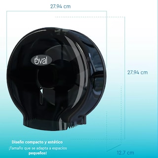 Foto 2 | Foto 2 | Despachador Papel Higiénico Rollos 300 Mts Uso Rudo Eo Safe Imports Esi-17691 Negro