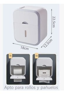 Foto 4 | Foto 4 | Higiénico Xtellar Con Soporte Cajon Despachador Dispensador De Papel