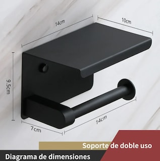 Foto 3 | Foto 3 | Xtellar Portarrollos De Papel Higiénico Con Repisa Multiusos En Acero Inoxidable
