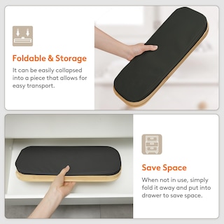 Foto 6 | Foto 6 | Cesta De Almacenamiento De Papel Higiénico Lifewit De 30 Litros Con Tapa De Bambú Color Negro - Venta Internacional.