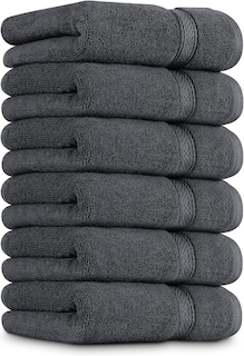 Foto 1 | Foto 1 | Toallas De Mano Utopia Towels Premium, 100% Algodón, 16 X 28 Cm, Gris 6p - Venta Internacional.