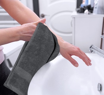 Foto 3 | Foto 3 | Toallas De Mano Utopia Towels Premium, 100% Algodón, 16 X 28 Cm, Gris 6p - Venta Internacional.