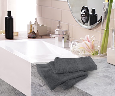 Foto 5 | Foto 5 | Toallas De Mano Utopia Towels Premium, 100% Algodón, 16 X 28 Cm, Gris 6p - Venta Internacional.
