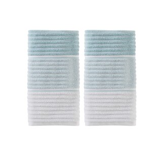 Foto 1 | Foto 1 | Juego De Toallas De Mano Skl Home Planet Ombre, 2 Piezas, Color Aguamarina - Venta Internacional.