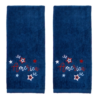Foto 1 | Foto 1 | Juego De Toallas De Mano Skl Home Patriotic 4 Of July America Navy - Venta Internacional.