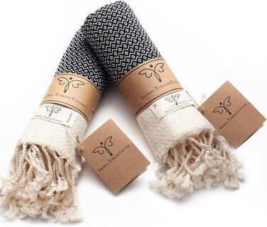 Foto 1 | Foto 1 | Toallas de Mano Smyrna Turkish Cotton Vintage Series Black X2 - Venta Internacional