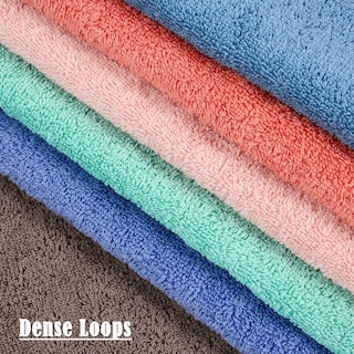 Foto 4 | Foto 4 | Juego de Toallas de Mano Cleanbear Cotton Paquete De 6 Unidades Ultrasuaves - Venta Internacional