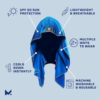 Foto 2 | Foto 2 | Sudadera Con Capucha Refrescante Mission Blue Soft Microfiber Upf 50 - Venta Internacional.
