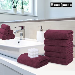Foto 2 | Foto 2 | Toallas De Mano Moonqueen Premium De Microfibra De Terciopelo Coral X6 - Venta Internacional.