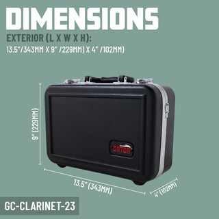 Foto 6 | Foto 6 | Estuche Rígido Gator Andante Series Para Clarinete En Si Bemol Gc-clari - Venta Internacional.