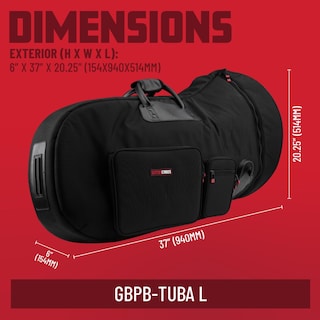 Foto 6 | Foto 6 | Estuches Tuba Bag Gator Allegro Series Pro Para Tallas Grandes - Venta Internacional.