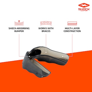 Foto 3 | Foto 3 | Protector Bucal Shock Doctor Pro Que Absorbe Los Golpes, Ajuste Personalizado - Venta Internacional.