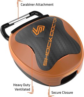 Foto 2 | Foto 2 | Funda Para Protector Bucal Shock Doctor, Con Almacenamiento Universal Y Ventilado - Venta Internacional.