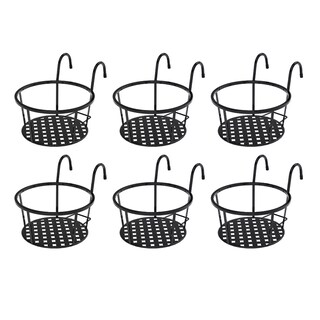Foto 1 | Foto 1 | Porta Macetas Bases Herrería 6 Piezas Eo Safe Imports Esi-18520 Negro