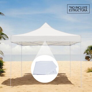 Foto 4 | Foto 4 | Repuesto de Lona Ilios Innova 200x200 cm Blanco y Resistente para Exterior