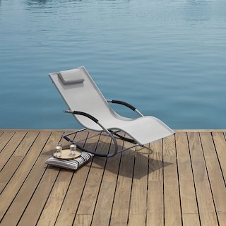 Foto 4 | Foto 4 | Camastro Ilios Innova Mecedora de Jardín Reclinable Ergonómico