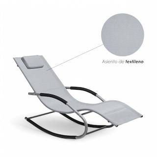 Foto 6 | Foto 6 | Camastro Ilios Innova Mecedora de Jardín Reclinable Ergonómico
