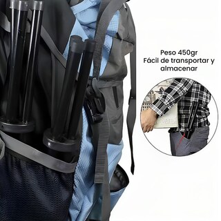 Foto 5 | Foto 5 | Banco Plegable Triangular Hiperware Rojo