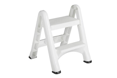 Foto 1 | Foto 1 | Taburete Plegable Rubbermaid, Dos Escalones, 14 Pulgadas De Alto, Blanco - Venta Internacional.