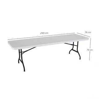 Foto 5 | Foto 5 | Mesa Plegable VANLIG MP2.4 color Blanco de 2.40 M