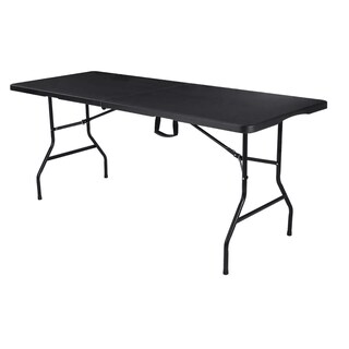 Foto 1 | Foto 1 | Mesa Plegable de Plástico Tipo Portafolio 1.80 m Portátil Eo Safe Imports Esi-12721 Negro