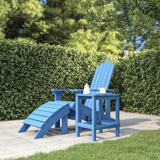 Foto 3 | Foto 3 | Mesa Adirondack De Jardín Vidaxl Azul Aguamarina Resistente A La Intemperie - Venta Internacional.