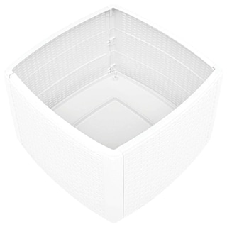 Foto 5 | Foto 5 | Mesa De Exterior Vidaxl Cuadrada De Polipropileno Blanco 54x54x37 Cm - Venta Internacional.