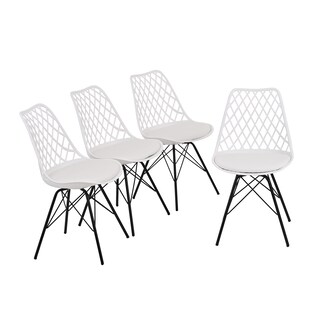 Foto 1 | Foto 1 | Sillas EKE Life Home Modernas Pvc Blancas 4 Piezas