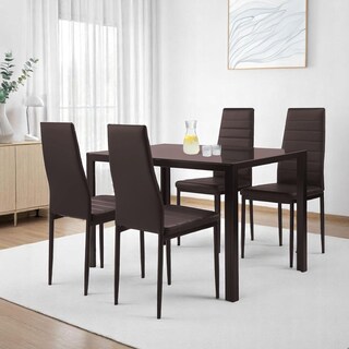 Foto 6 | Foto 6 | Set De Comedor Moderno Con 4 Sillas Y Mesa De Vidrio