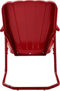 Foto 3 | Foto 3 | Juego De Sillas De Exterior Crosley Furniture Ridgeland Red Steel - Venta Internacional.
