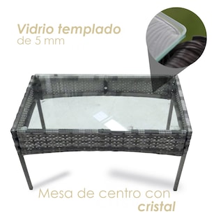 Foto 6 | Foto 6 | Sala de Jardín Ilios Innova Gris para 8 Personas