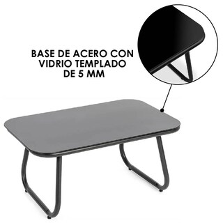 Foto 6 | Foto 6 | Sala de Jardín Ilios Innova 4 Piezas Gris