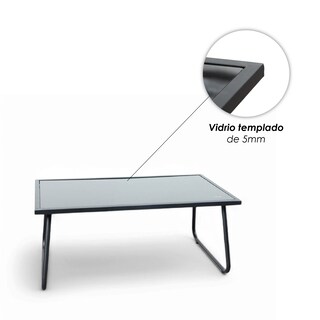 Foto 7 | Foto 7 | Juego de Sala Iliosinnova para Jardín 4 Piezas Gris para Exterior