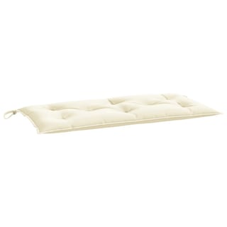 Foto 1 | Foto 1 | Cojín Para Banco De Jardín Vidaxl, Tela Oxford, Color Blanco Crema, 100% Poliéster - Venta Internacional.