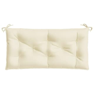 Foto 5 | Foto 5 | Cojín Para Banco De Jardín Vidaxl, Tela Oxford, Color Blanco Crema, 100% Poliéster - Venta Internacional.