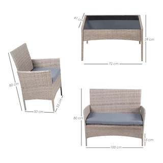 Foto 2 | Foto 2 | Juego de Muebles de Jardín Ilios Innova de Ratan para 8 Personas