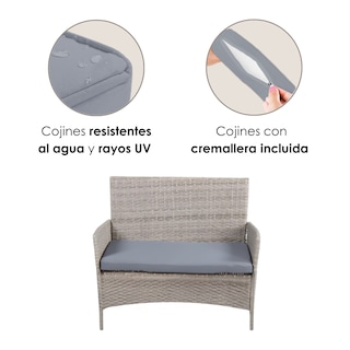 Foto 7 | Foto 7 | Juego de Muebles de Jardín Ilios Innova de Ratan para 8 Personas