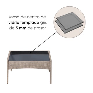 Foto 8 | Foto 8 | Juego de Muebles de Jardín Ilios Innova de Ratan para 8 Personas