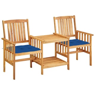Foto 1 | Foto 1 | Set De Mesa Y Sillón Vidaxl Para Patio Balcón Madera De Acacia - Venta Internacional.